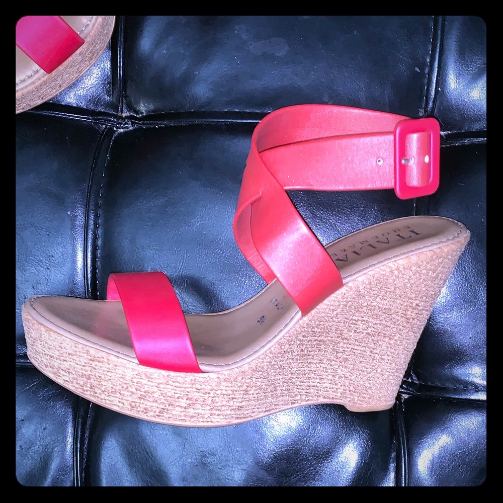 Pink and Coral Wedges